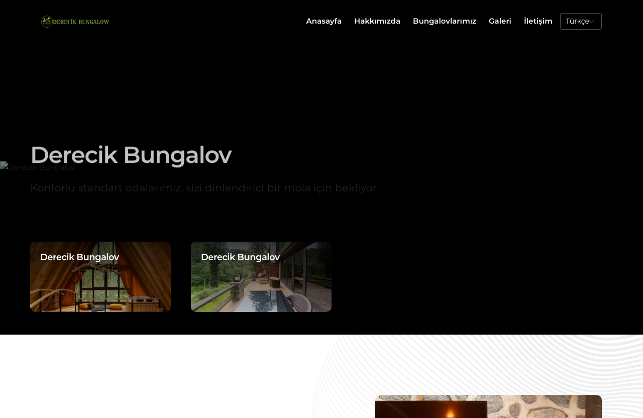 Dereçik Bungalov web sitesi
