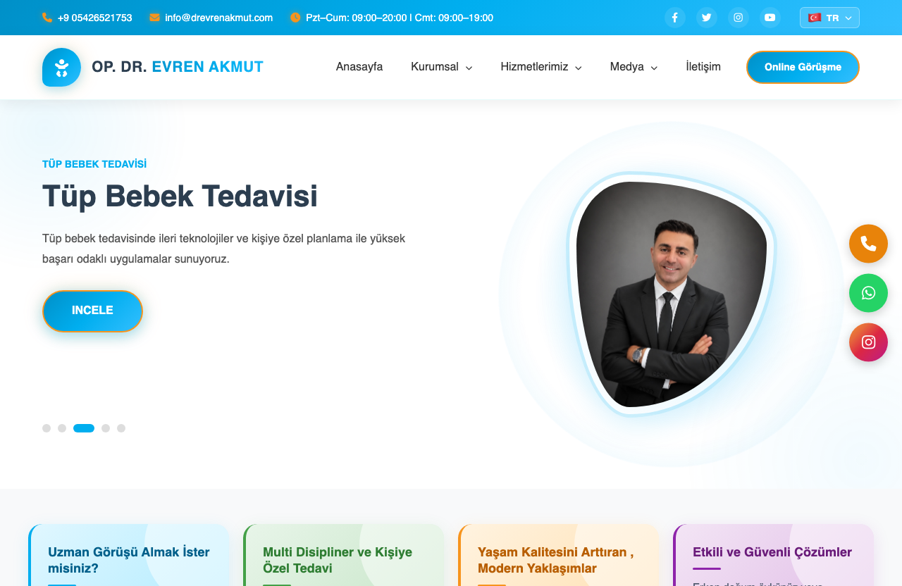 Dr. Evren Akmut web sitesi