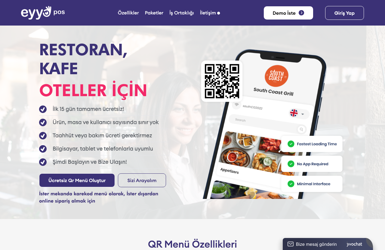 eyyo POS web sitesi