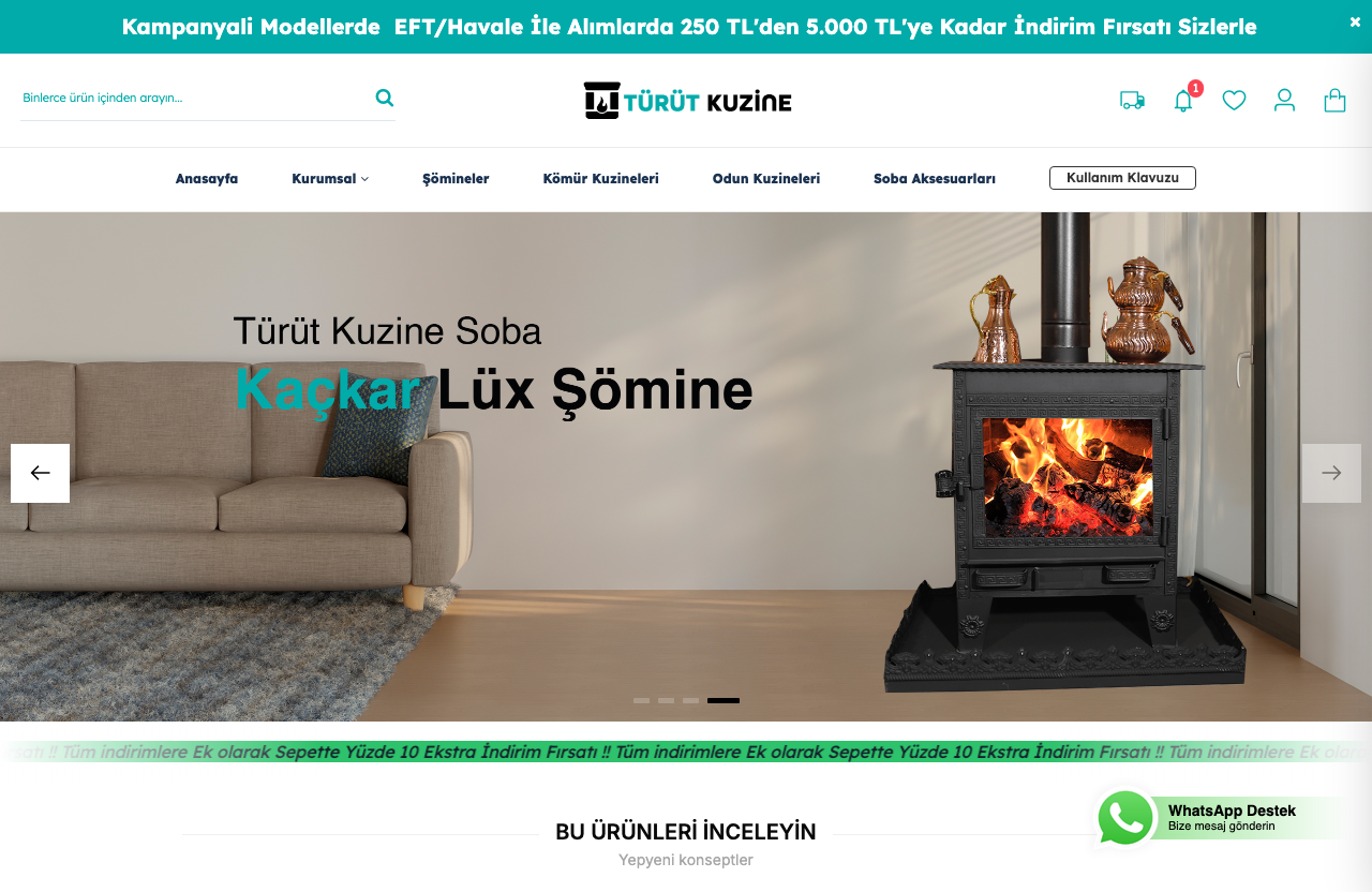 Türüt Kuzine web sitesi